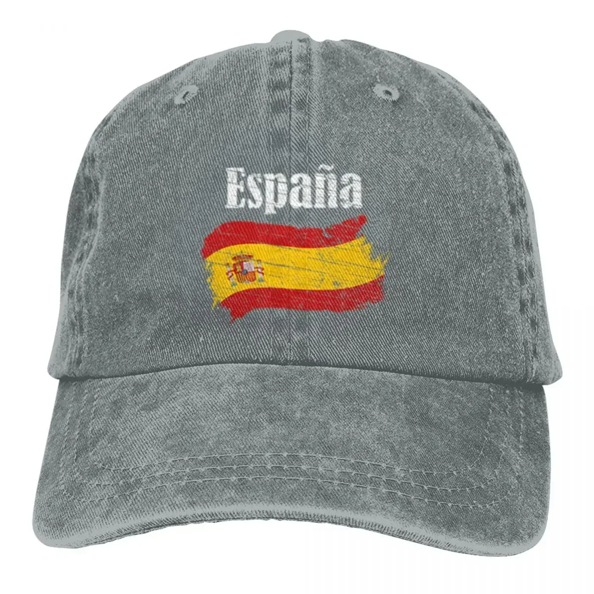 

Espana Spanish Flag Vintage Graphic - Spain Lovers Tourists Souvenir Cool National Gift Young Gift A Baseball Cap
