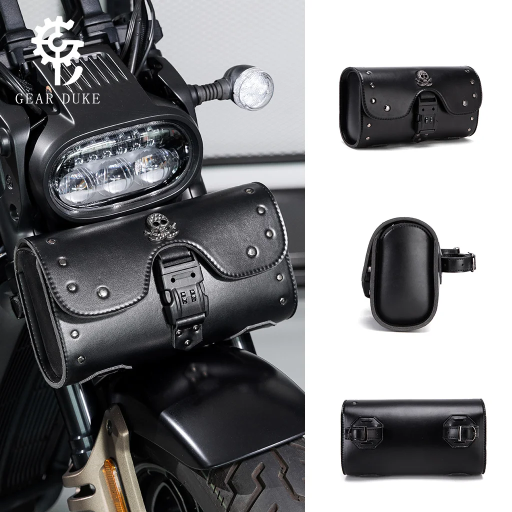 

Punk retro anti-theft password motorcycle hanging bag motorcycle outdoor riding electric bike modification pendant