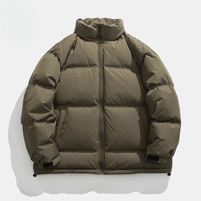 Women's Winter Top Coat Down Jacket White Duck Down Stand-up Collar Simple Comfortable Loose Casual Fashion Soft Niche Versatile