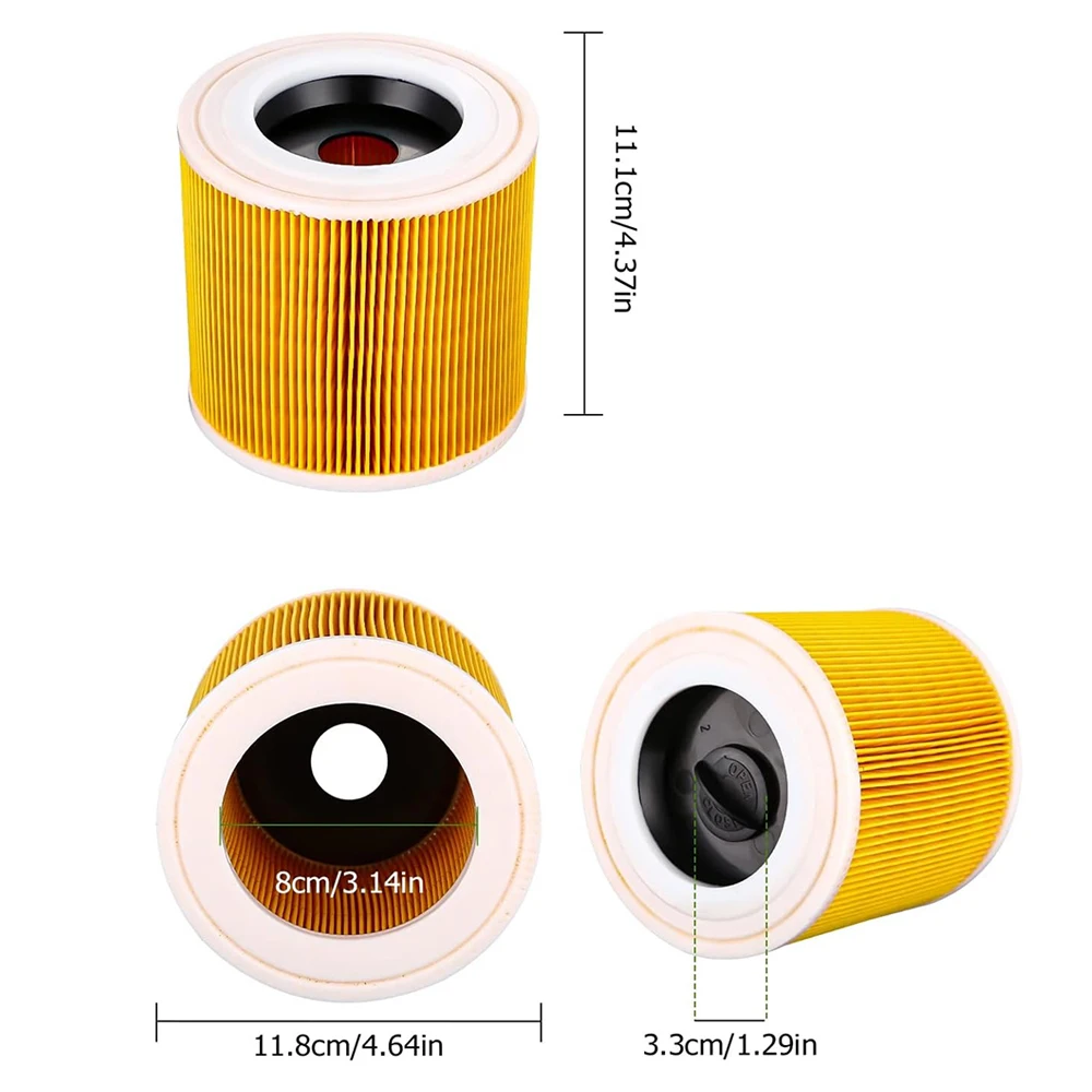 HEPA Filter And Textile Filter Bag For Karcher MV1 MV2 WD1 WD2 WD3 Series Vacuum Cleaner Filter Bag Parts Filter Replacement