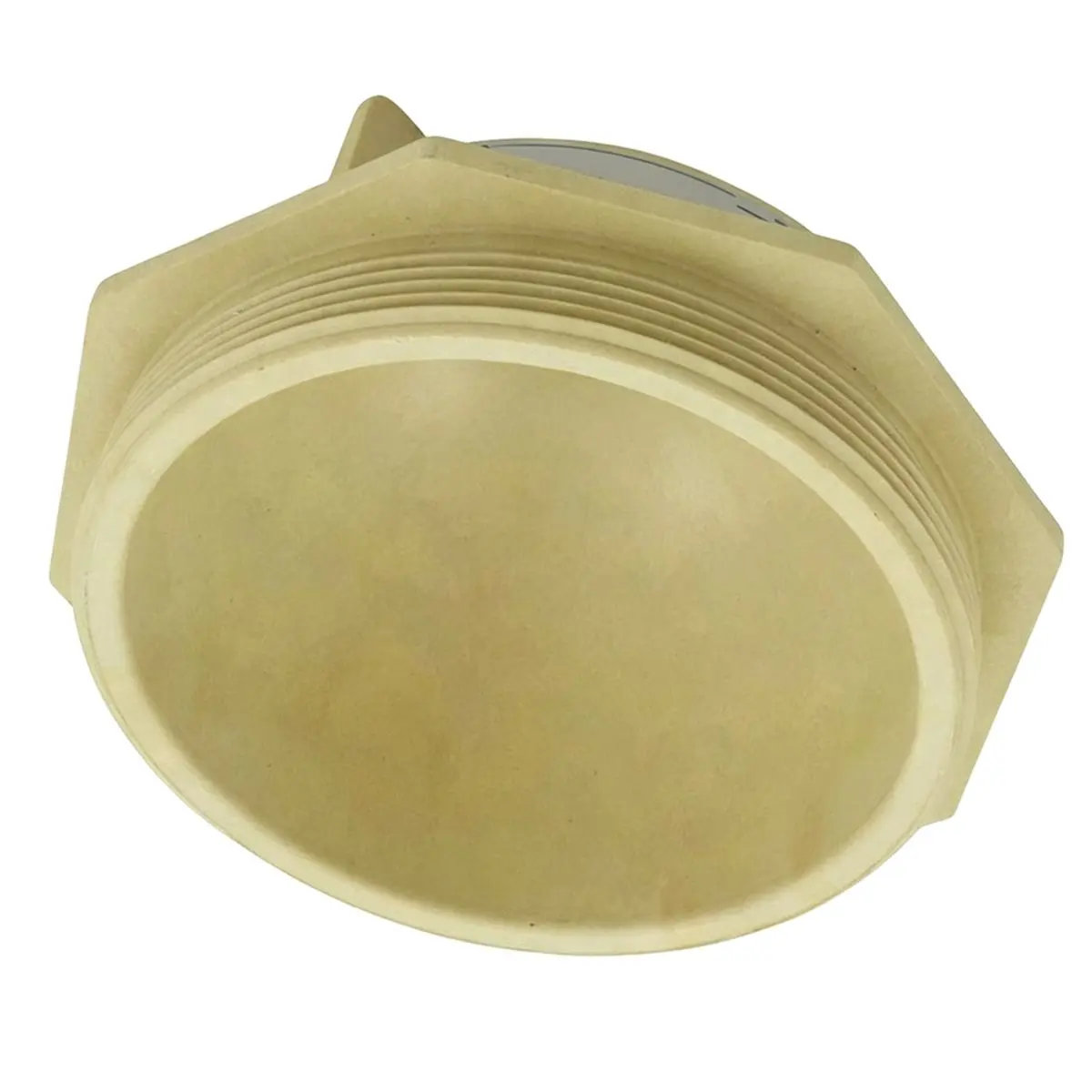 STOCK- For 154559Z 6″ V-Thread Closure Lid for Triton Ll, Tan the 154559Z