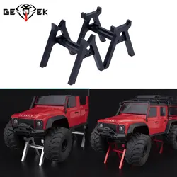 Simulazione statica espositore Jack scena di manutenzione per 1/18 1/24 TRX-4M SCX24 FCX24 AX24 UTB18 parti del supporto da lavoro in alluminio