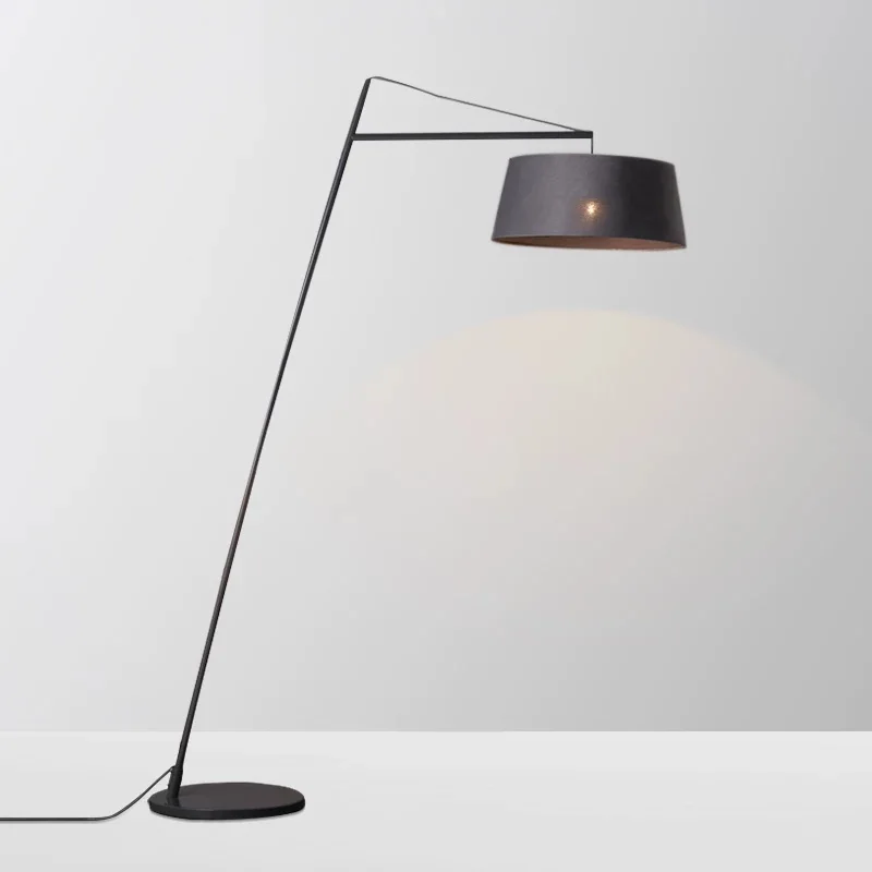 Minimalist modern hotel fishing ground lamp, Nordic creative designer, living room exhibition hall, artistic floor lamp