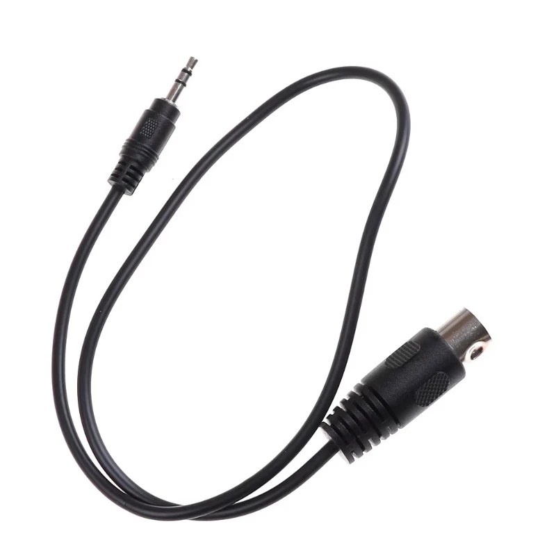 5pcs 3.5mm Audio to 5-Pin DIN MIDI Cable for Computer Electronic Piano Speaker