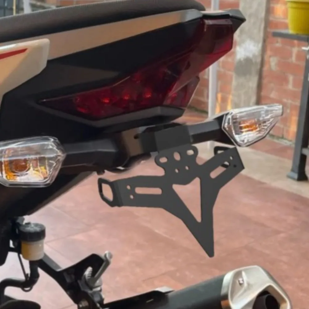 

Для Kawasaki Ninja 400 Z400 Z 500 Z500 2024-2026 2025 Регулируемый кронштейн держателя номерного знака Задний хвост Аккуратное крыло Элиминатор