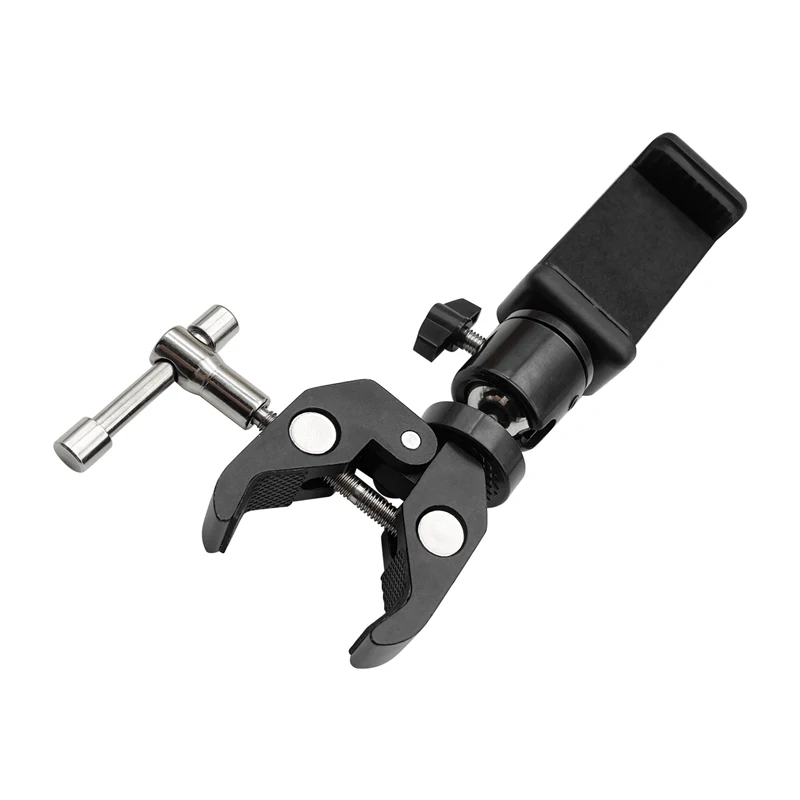 Pole Clamp For Phone holder bracket Cradle GPS FOR Data Collector TOTAL STATION