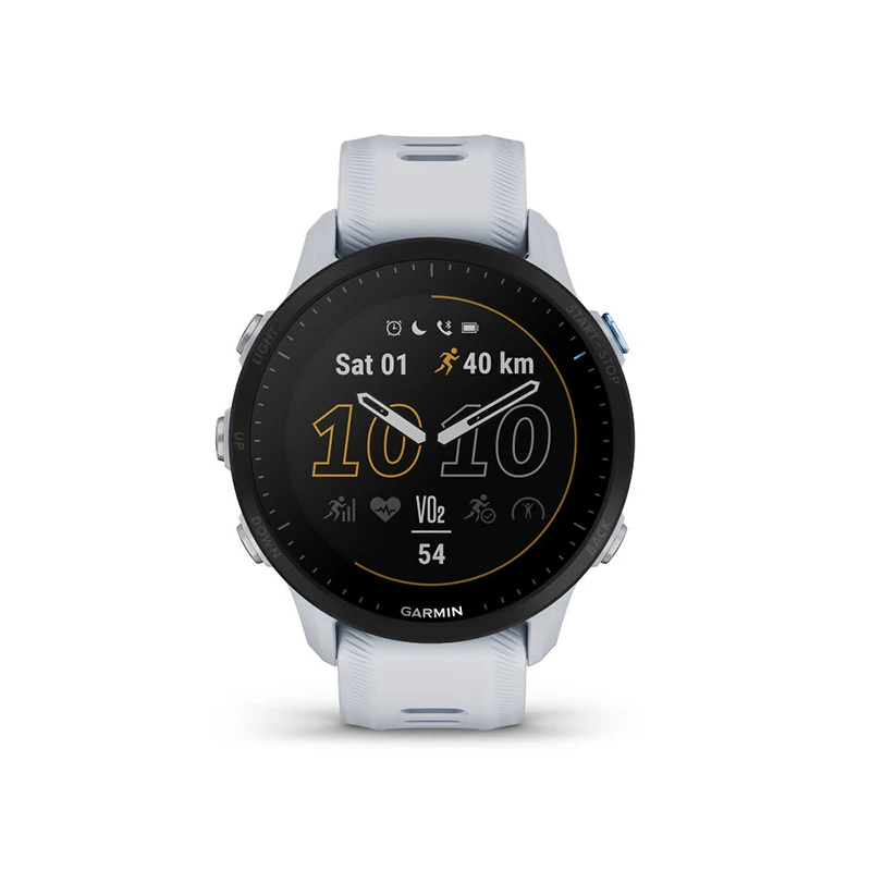 ساعة يد رياضية أصلية من Garmin غير بالطاقة الشمسية طراز Forerunner 955 ساعة رياضية خارجية ذكية مزودة بسوار قرص ساعة للرجال والنساء