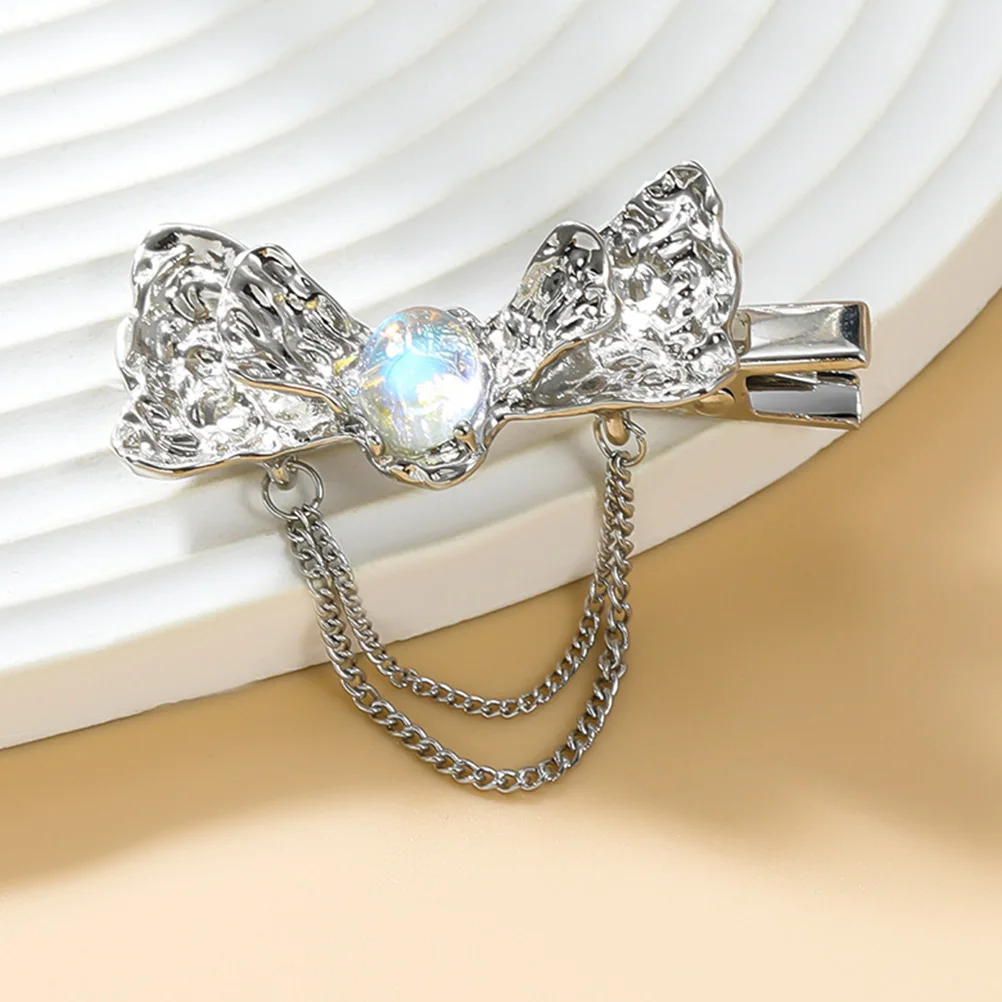 

Stainless Steel Bow Hair Clips For Women Girls Decorative Metal Hair Accessories Party Wedding Festival Alloy Duckbilled