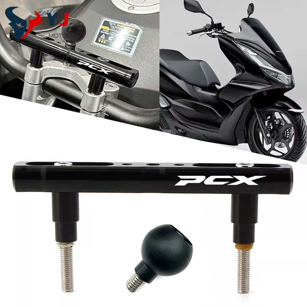 For Honda PCX 125 150 160 PCX125 PCX150 PCX160 Motorcycle Accessories Handlebar Hand Multifunction Styling Cross Bar & Ball Head