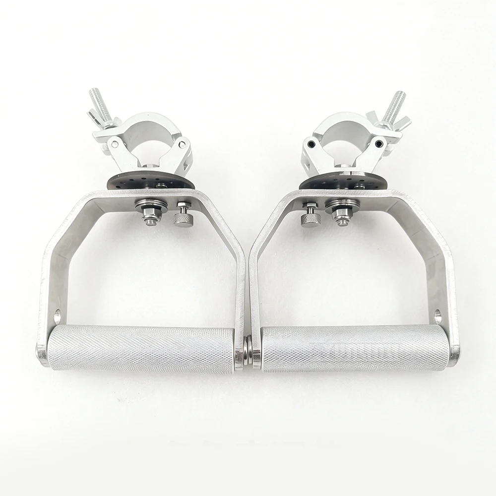 Home Pull Up Bar Attachments, Stainless Steel Frame + Aluminum Alloy Grip, All-in-One 1 Pair Adjustable Angle Pull-Up Handles