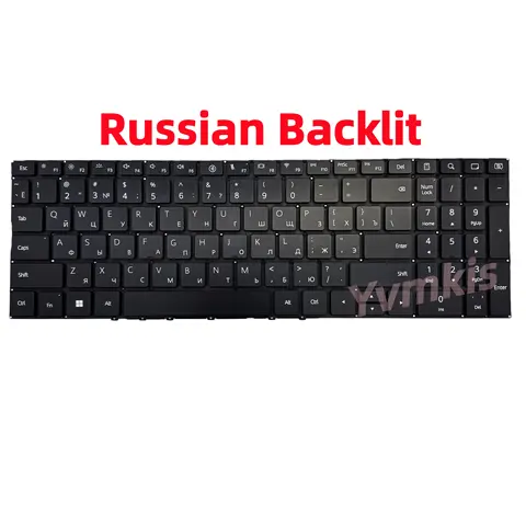 Rétro-éclairé russe/Ru pour clavier d'ordinateur portable Huawei Matebook MCLF-X