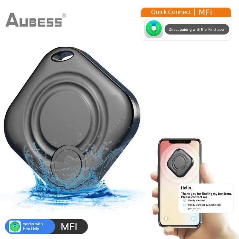 Long Distance Smart Tag Tracker Bluetooth Key Finder Pet Wallet Bike Anti-lost Alarm Portable GPS Tracker Work with IOS Find my