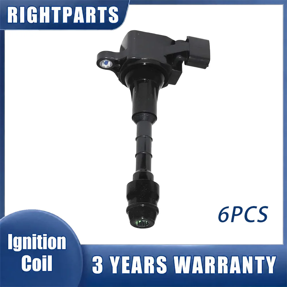 6pcs 22448-AL615 22448-AL61C UF401 New Ignition Coils For Nissan 350Z Infiniti G35 M35 FX 35 2003-2006 22448-AL615 22448AL61C