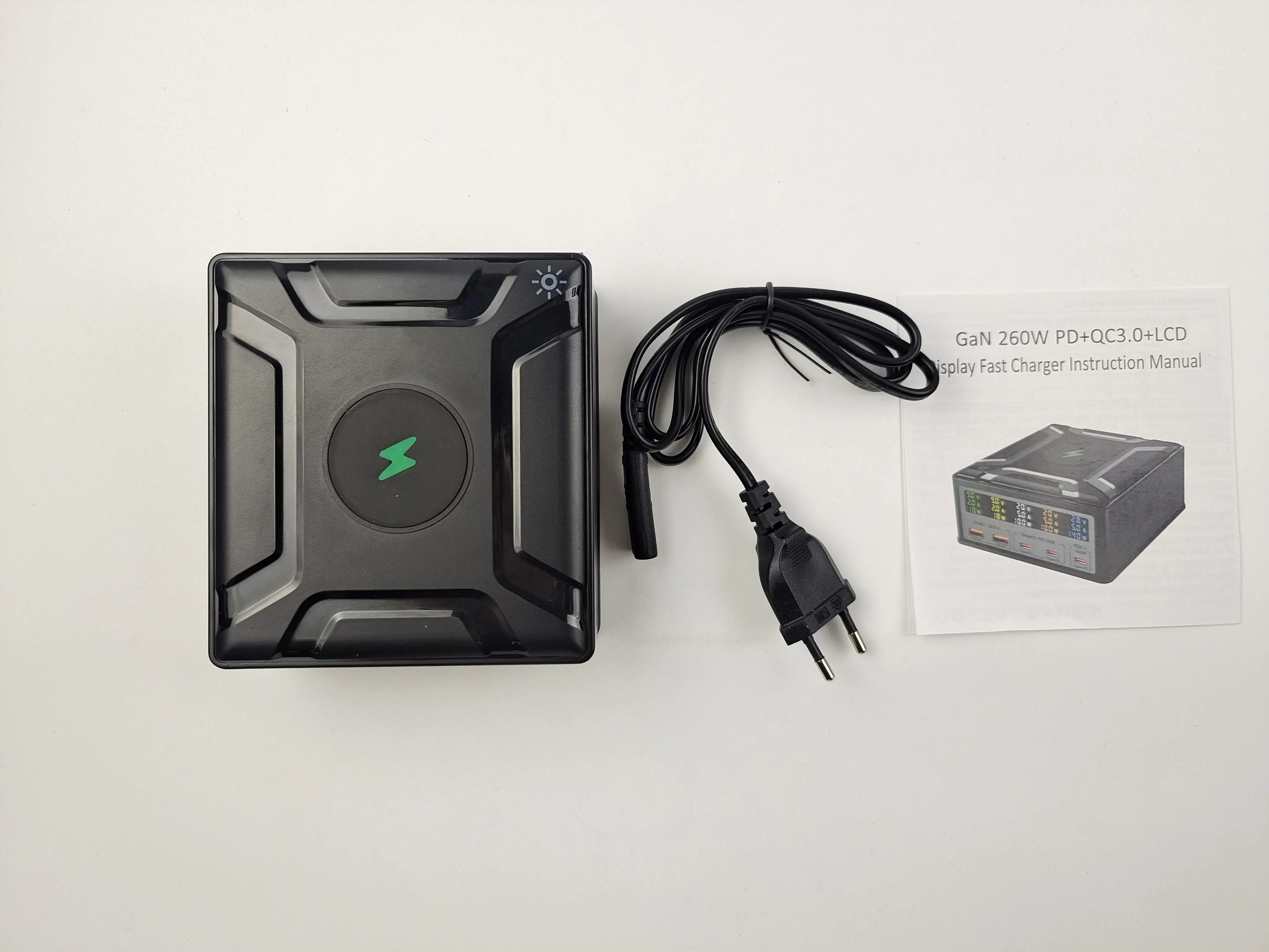 

2025 hot sale 260W GaN Charger PD3.1 QC3.0 USB Type C 140W PPS Fast Charging for MacBook Pro IPhone 14 Samsung Laptop Wir