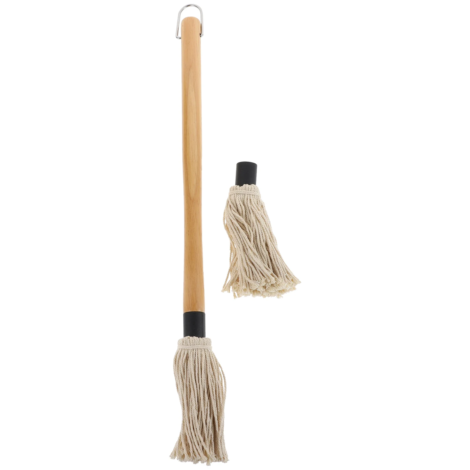 

Cotton Oil Brush Wooden H BBQ Mop Grilling Basting Tool Pastry Baking Kitchen Accessories Easy Clean Heat Resistant