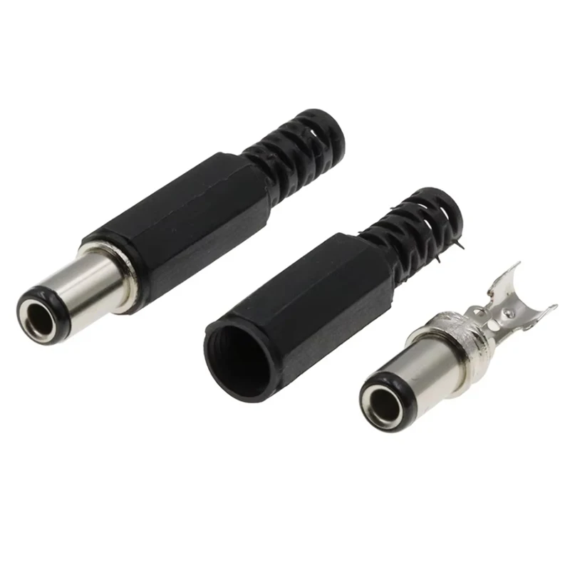 10PCS DC Power Plug 5.5*2.1mm Adapter Connector Plug image 3