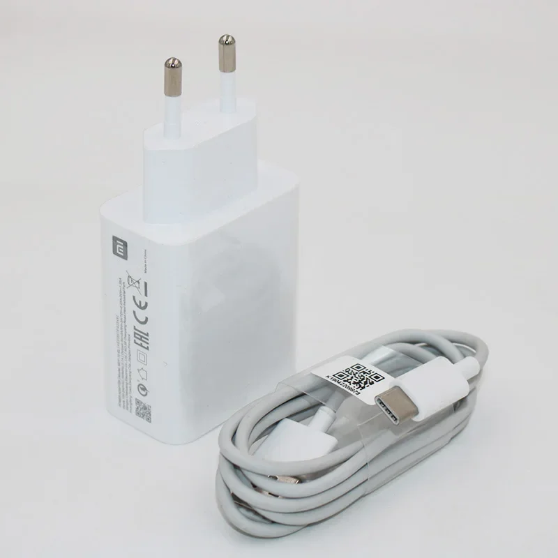 Original Xiaomi 27W EU Fast Charger QC 4.0 Turbo Quick Charge Adapter 3A USB Type C Cable For Mi 9T K20 K30 Pro Poco X3 X4 M6 M5