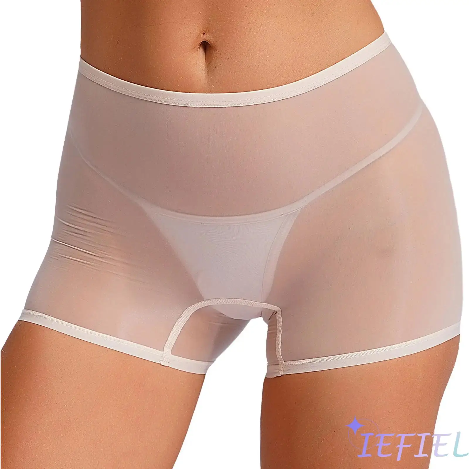 

Women Stretchy Seamless Bodycon Underpants Nightwear Lingerie Pencil Shorts Spandex Elastic Low Waist Safety Shorts Briefs Pants