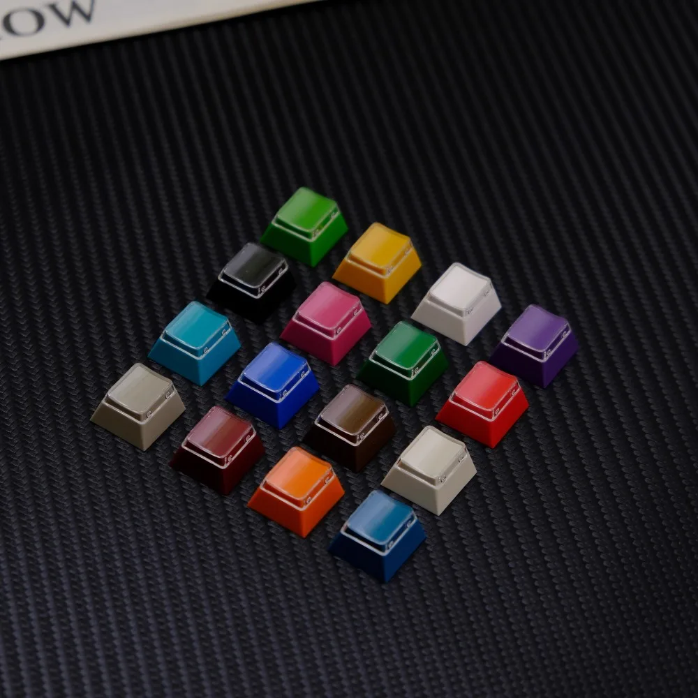 Black Glitter Keycap Set ABS Doublshot 114key Custom Translucent Keyboard Cap Cherry Profile Key Caps for Mechanical Keyboard