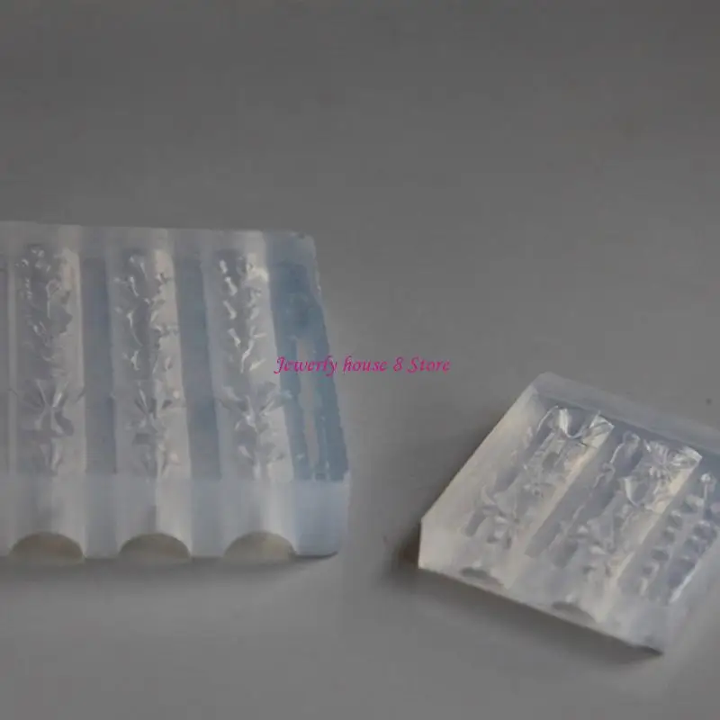 

Art Silicone Stamp Mold for Party and Salon Bouquet Shaped Manicure Mould Embossed Stencils for Women Girls