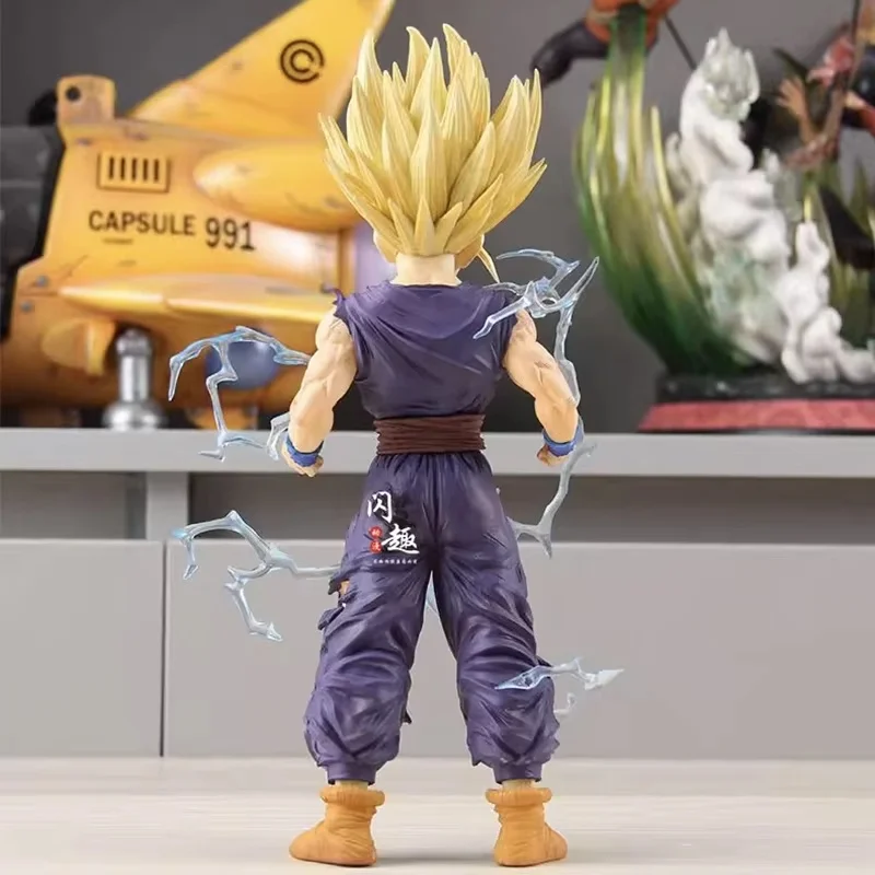 Dragon Ball Z Son Goku Gohan Model Anime DBZ Super Saiyan 2 Action Figure Toys Manga Figurine GK Statue Ornaments Gift for Kids