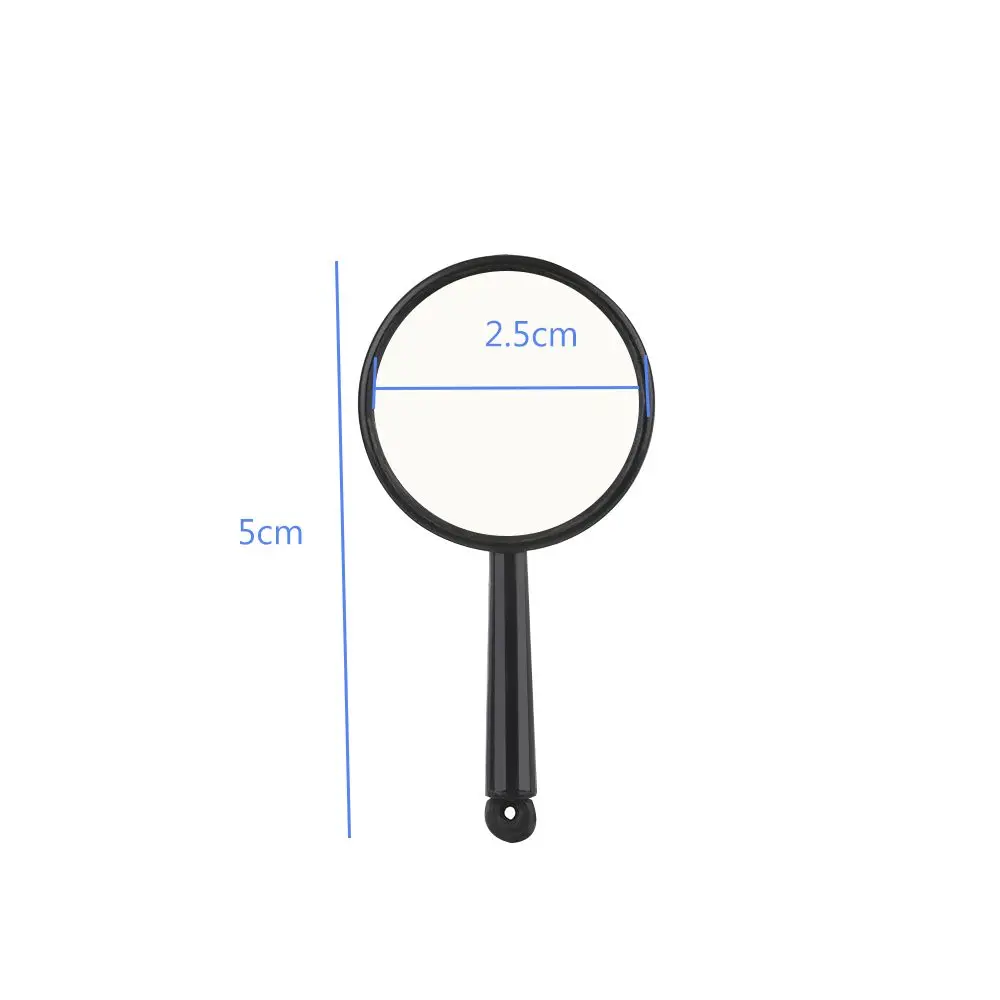 10/5/1PCS 5X Magnifier for Reading Tool Mini Pocket Hand Held Magnifying Glass for Insect Viewer Children Reading Glass Lens