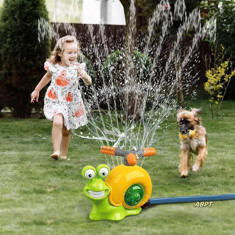 

Water Sprinkler Baseball Kids Outdoor Play , 2 In 1 Snail Water Outside With 2 Sprinkler Heads For Boys Girls