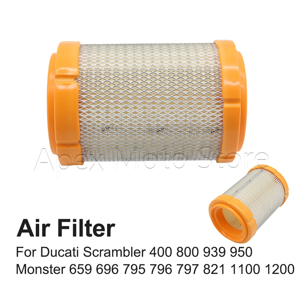 

Motorcycle Accessories Air Filter Intake Cleaner For Ducati Scrambler 400 800 939 950 Monster 659 696 795 796 797 821 1100 1200