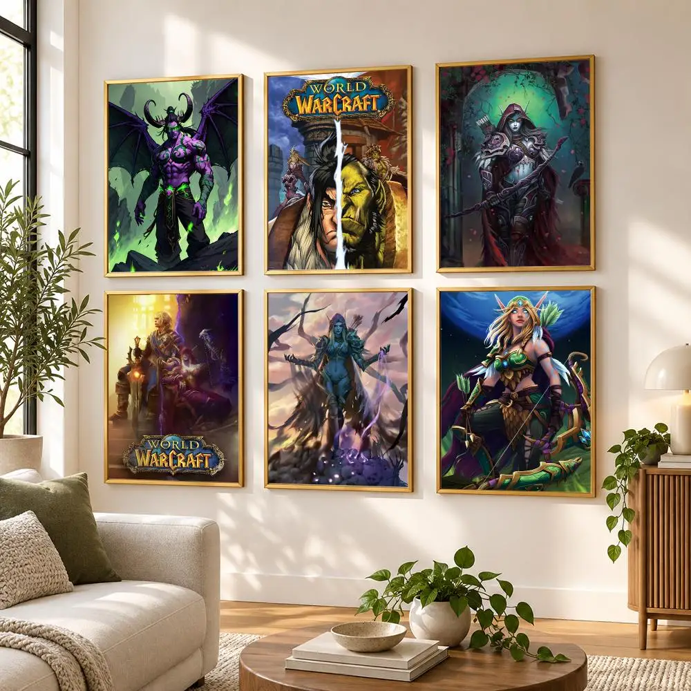 World of Warcraft Poster HD art sticky wall waterproof home living room bedroom bar aesthetic decoration