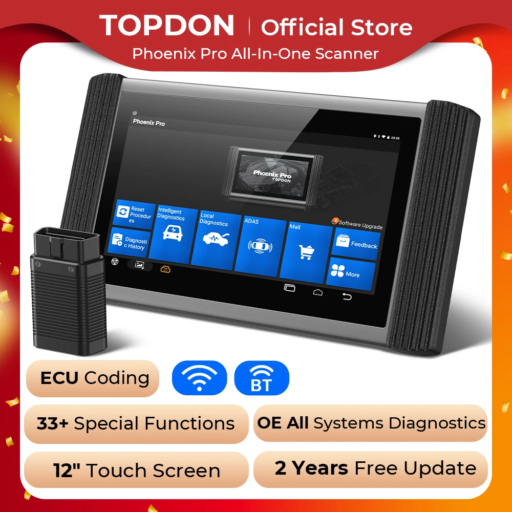 Topdon Phoenix Pro – Najlepszy Narzędzie Diagnostyczne do Samochodów