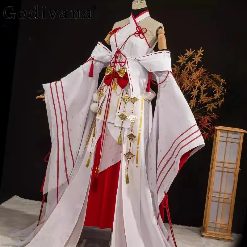 

Play Role Clothes Clothing Women Game Dragon Raja Uniform Halloween Skirt Set Female Carnival Party Christmas Outfits