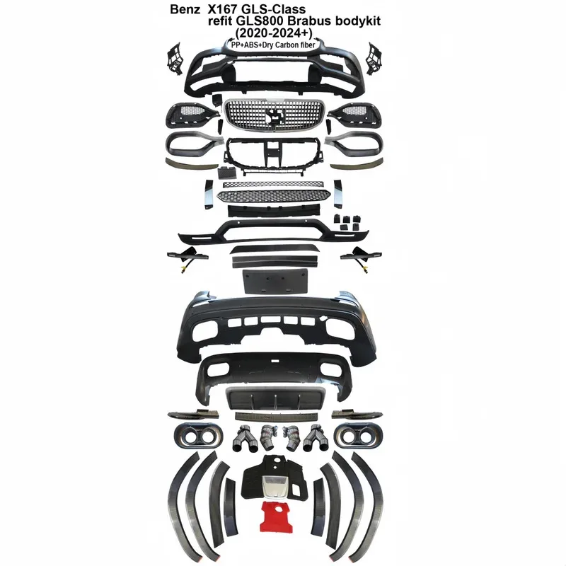 Upgrade Modificatie KitNew X167 Volledige Bodykit Voor GLS Klasse GLS450 GLS400 GLS480 GLS600 Upgrade Voor BBS Ca