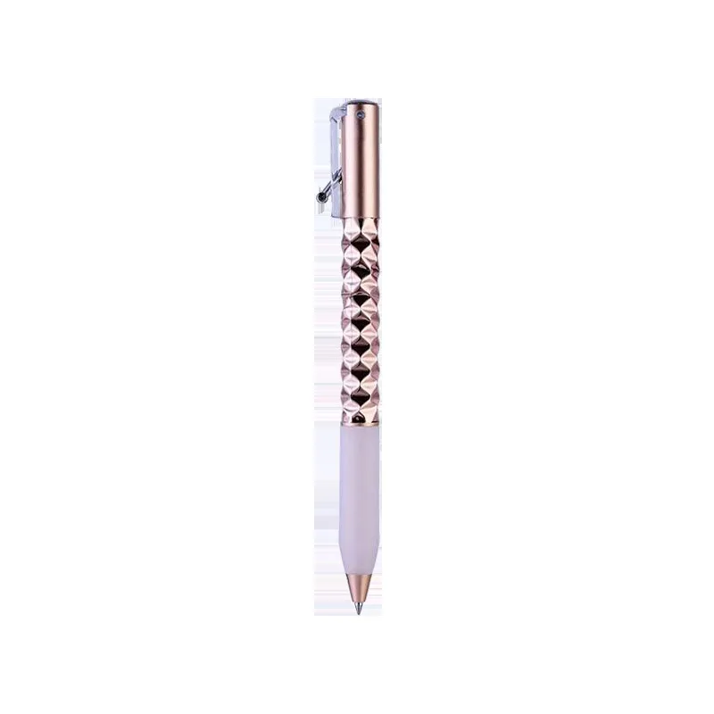 New Creative Geometric Decompression Rhombus Gel Pen Quick-Drying Bullet Magic Decompression Telescopic Bullet Mechanical Pencil