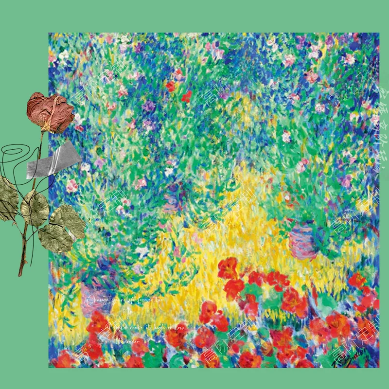 

Набор для вышивания крестиком Mona Earl Garden, 6CT, с точной печатью, ручная работа, смешанные стежки, DIY, хлопковая ткань, для дома, художественное творчество