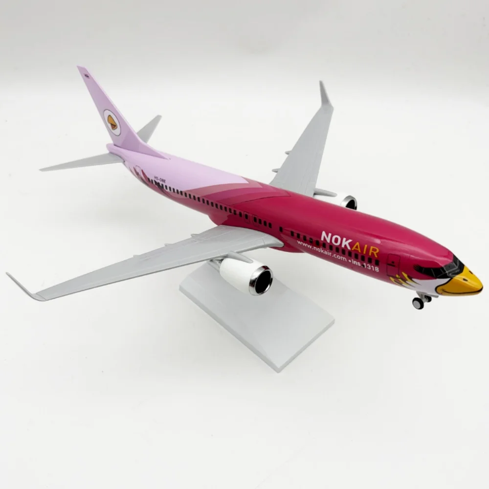 30cm Resin Aircraft Models B737 Thai Nok Airways 1/250 Scale Diecast Airplanes Adults Fun Aviation Collectible With Landing Gear