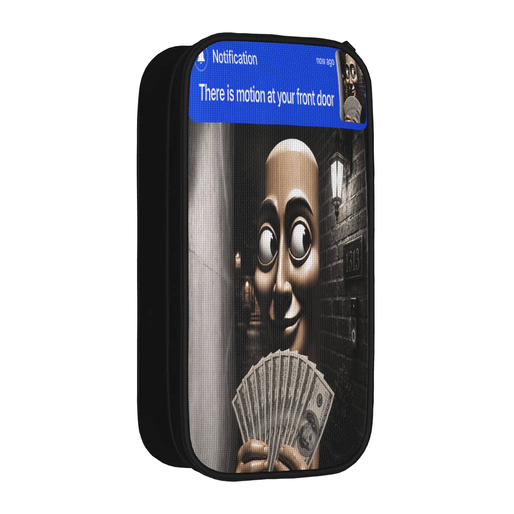 There is Motion at Your Front Tung Tung Tung Sahur Money Pencil Case School Pencil Cases Kids Pencil Pouch School Stationery