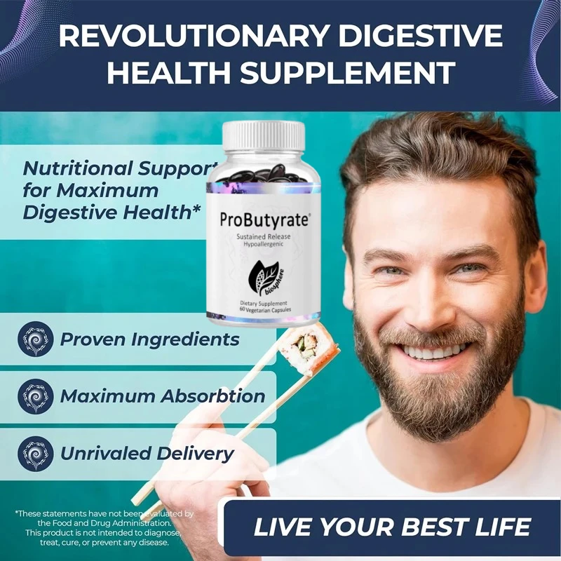 ProButyrate Intestinal Health Supplement, A Butyric Acid Complex, Helps Restore Balance and Stabilize The Gut Microbiome