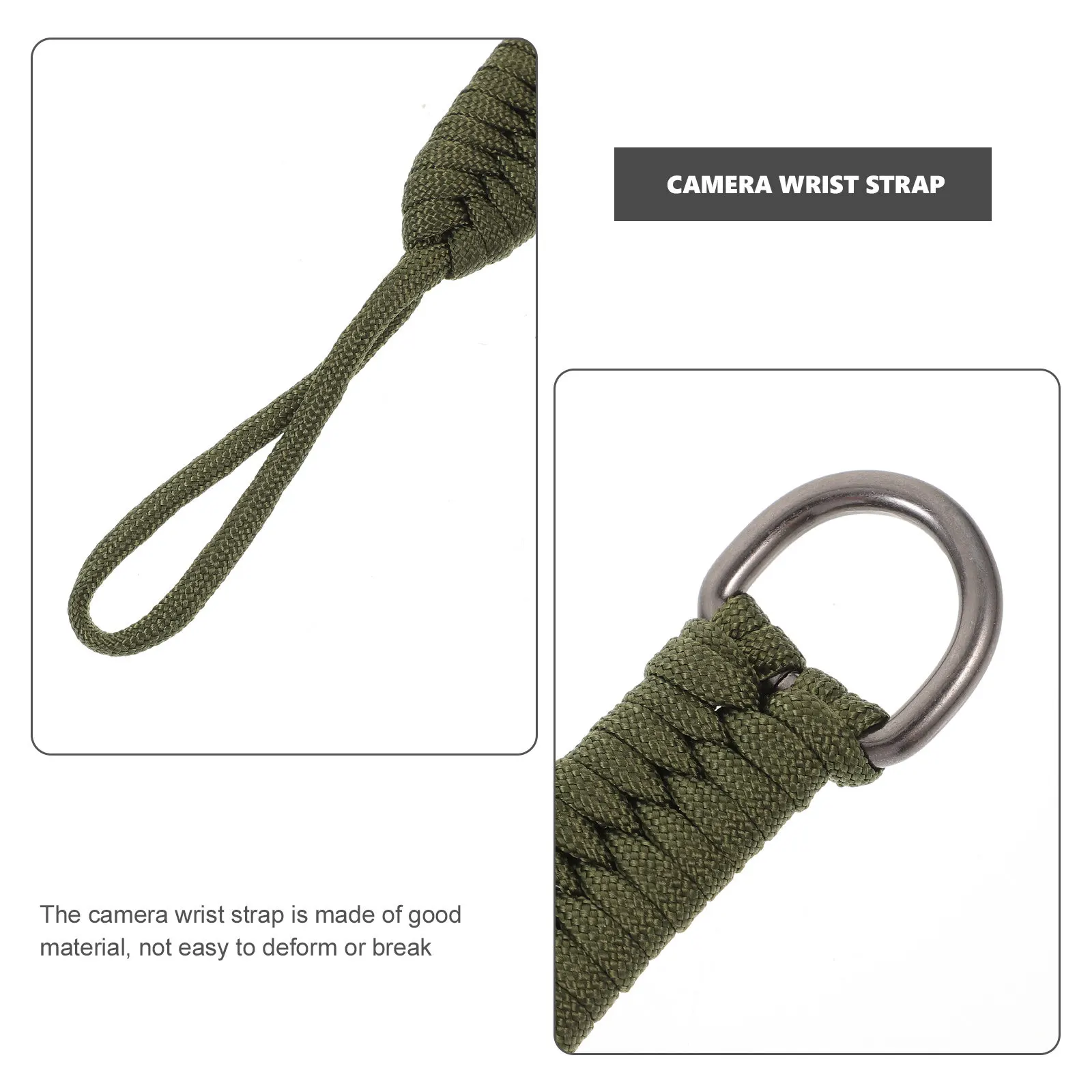 Stylish Camera Wrist Lanyard Adjustable Comfortable Non-Slip Secure Strap for Dslr Mirrorless Smartphone Outdoor Travel Office