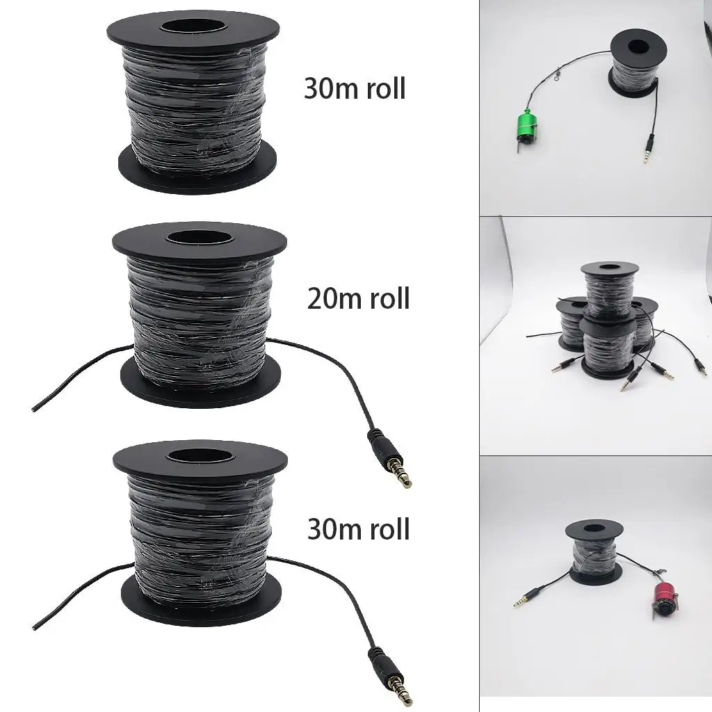 Underwater Fishing Camera Cable Fish Finder High-definition Transmission Cable for Ice Lake Boat Kayak Fishing Camera
