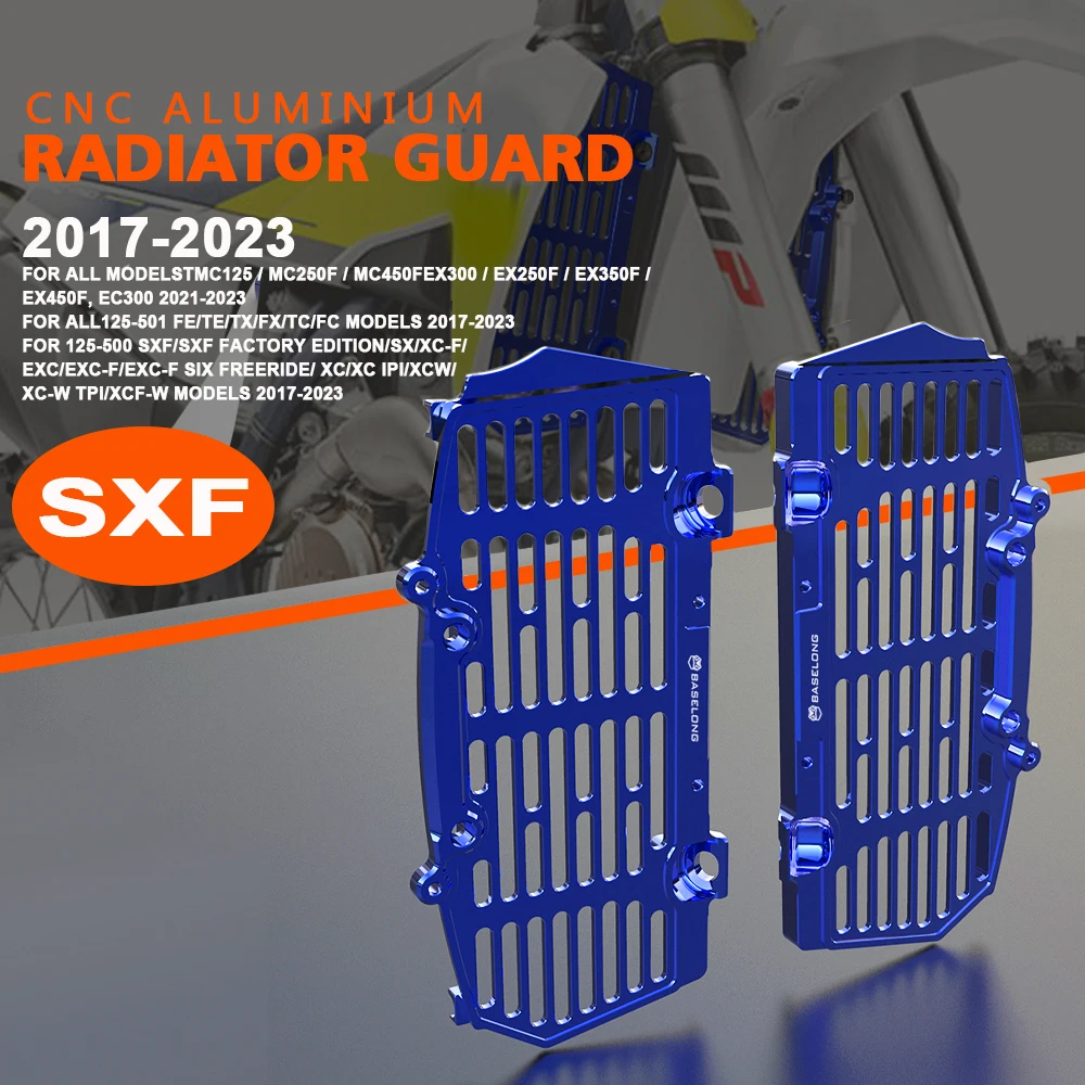 

Motocross CNC Aluminium Radiator Guard Grille Cover FOR 125 250 300 XC 2017-2023 250 XC TPI 300 XC IPI 2020-2023 Accessories