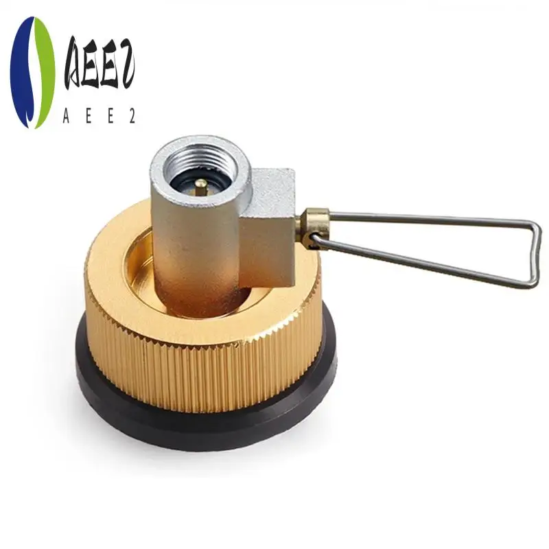 

AEE2-Camping Gas Saver Plus Газовый конвертер Адаптер для заправки переключателя Маленький бак с пропаном Впускной клапан Конвертер цилиндра