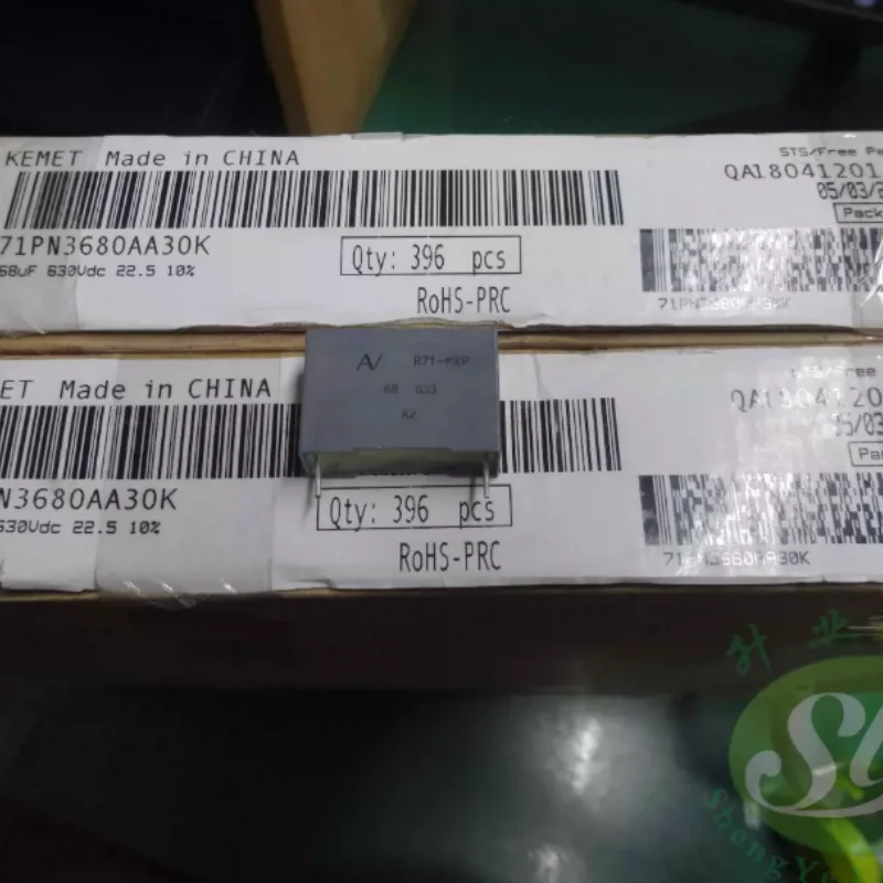 10pcs-100pcs KEMET AV R71 0.68uf/630V 680nf u68 684 brand new film capacitor 22mm
