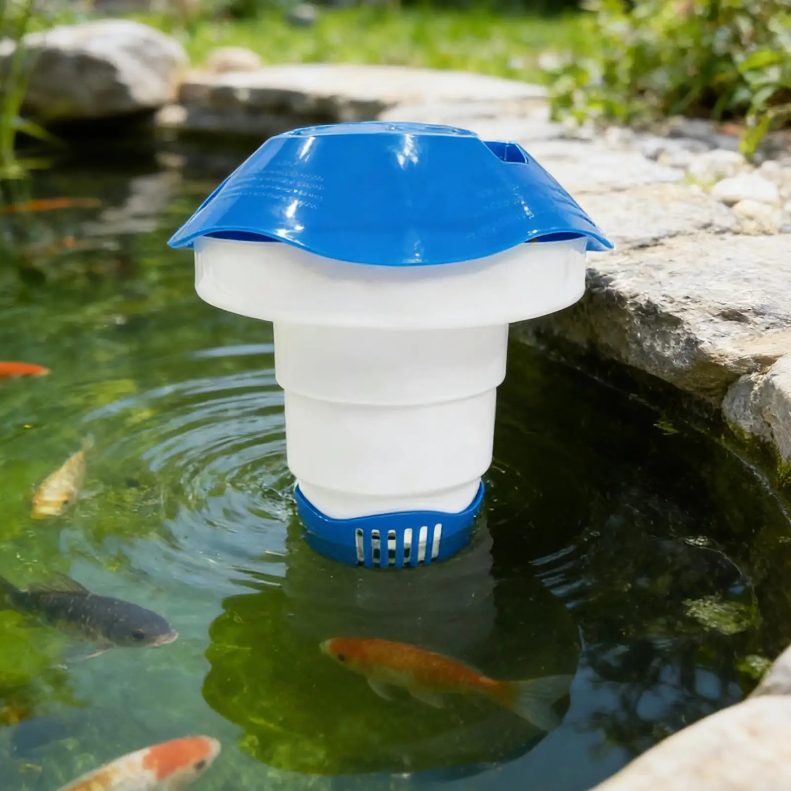 5-inch Pool Floating Chlorine Dispenser Adjustable Swimming Pool Chlorine Floater Automatic Sterilizer for Chlorine Tablets