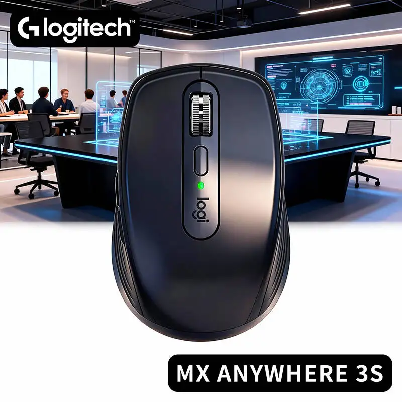 

Precision Logitech MX Anywhere 3S — 8000 точек на дюйм, MagSpeed Hyper-Scroll, бесшумные кнопки, защита от пота, готовые к путешествиям, зарядка через USB-C