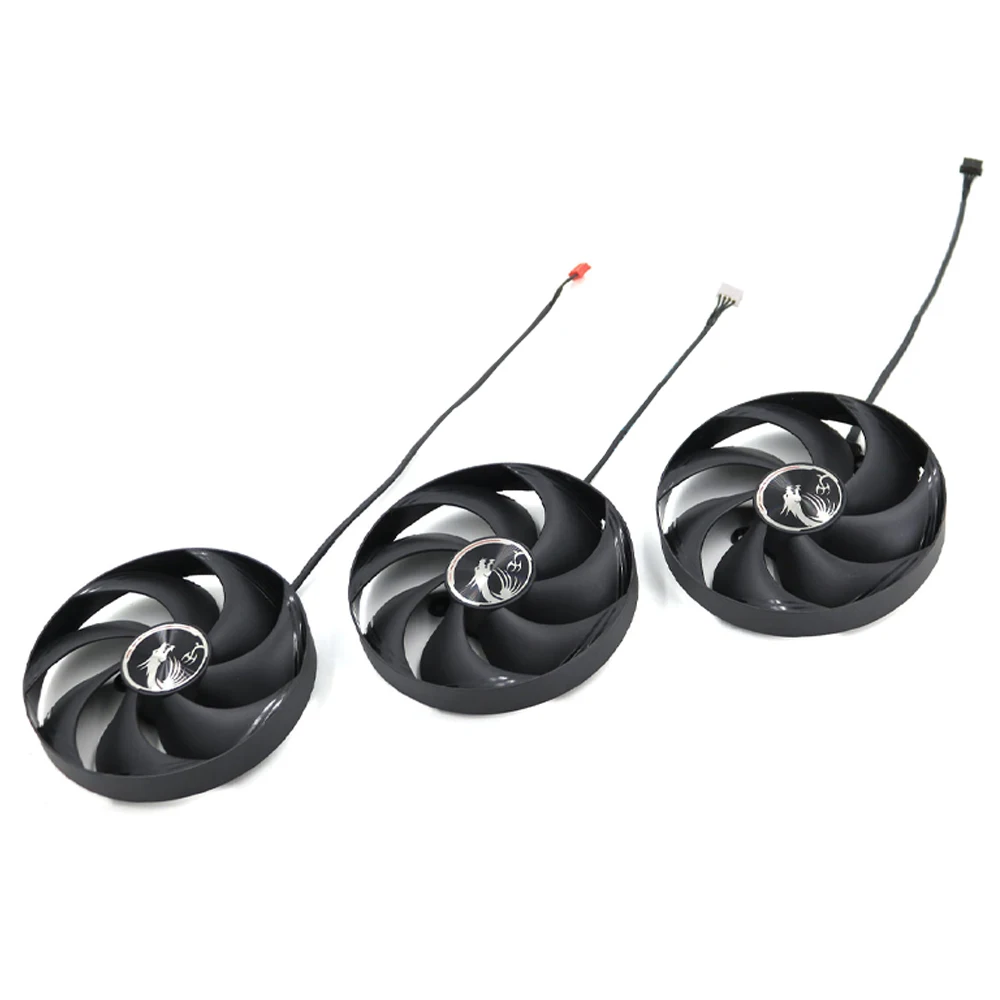 Замена вентилятора видеокарты для MSI GeForce RTX 5070 Ti 5080 5090 5090D VANGUARD PLD10020B12H, кулер для видеокарты с RGB