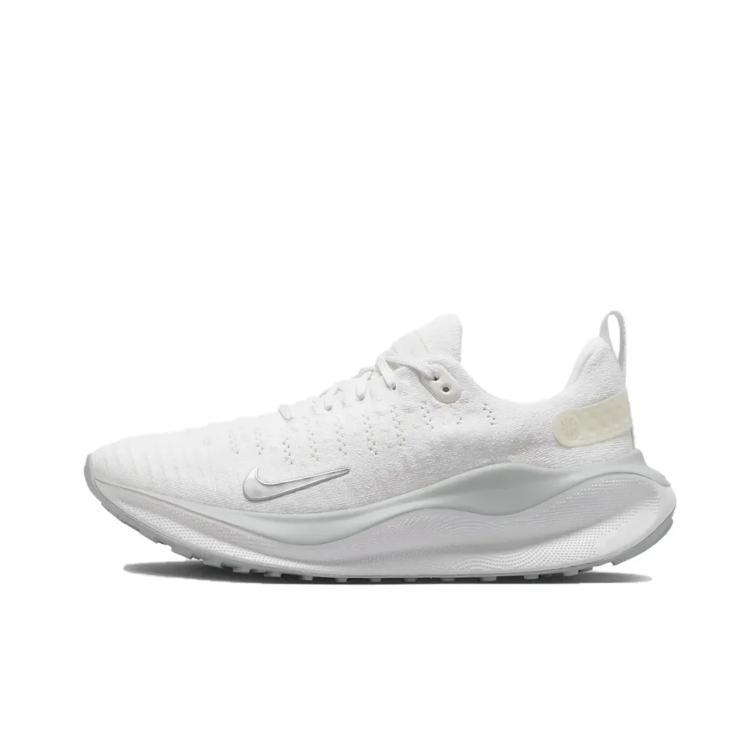 Nike-baskets de course REACTX INFINITY RUN 4, chaussures de sport basses pour femmes, légères, rembourrées, confortables et portables, couleur blanche unie, automne