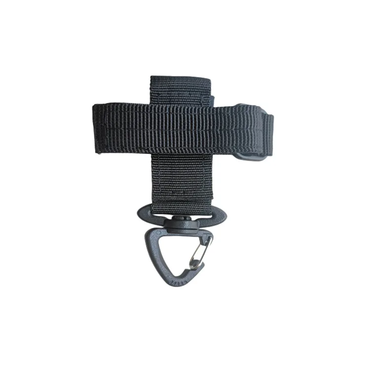 Glove Buckle Rope Storage  Military Fan Tactical Nylon Mountaineering Multi-purpose Outdoor  Strap Holder with Carabiner