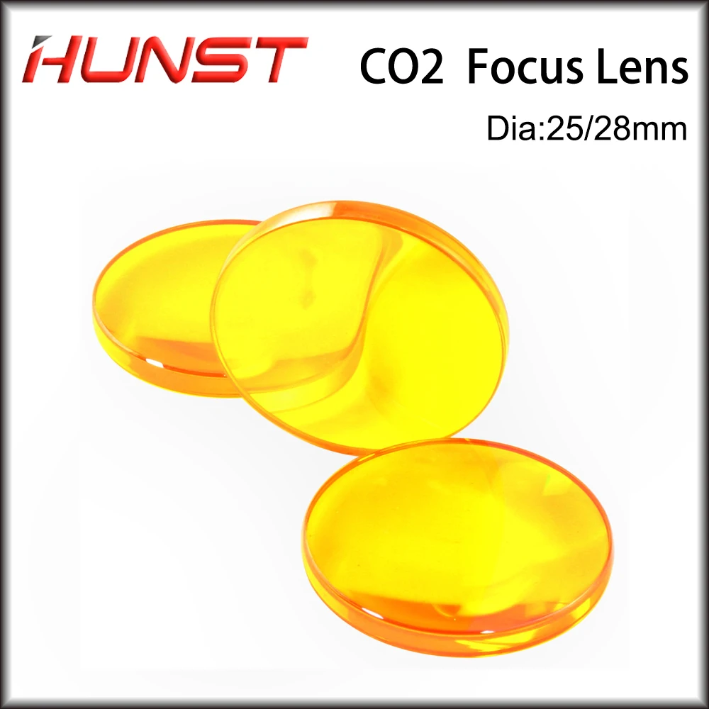 Imagem -02 - Lente Laser para Máquina de Corte e Gravura Peças de Reposição Eua Znse Mirro Dia 25 mm 28 mm Foco 50.8 63.5 76.2 101.6 127 mm Hunst-co2