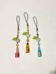 Cute Ramune Phone Charm Soda Bottle Y2K