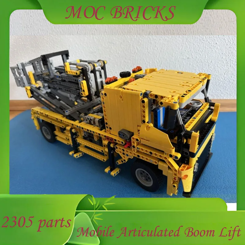 تخصيص 2305 أجزاء MOC المحمول مفصلية بوم رفع DlY الجمعية ألعاب البناء للأطفال هدايا عيد الميلاد